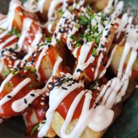 Ostres braves veganes at TOFU Girona in Girona