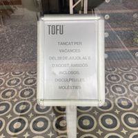   at TOFU Girona in Girona