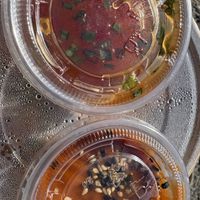 Sauce for tofu sticks  at TOFU Girona in Girona