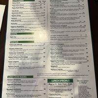Vegan menu  at Razzi's Pizzeria - Greenwood Ave in Seattle