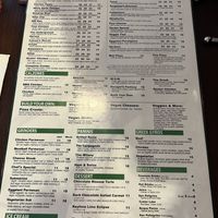 Vegan menu  at Razzi's Pizzeria - Greenwood Ave in Seattle