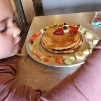 Pancakes at Casa de Ciclistas in Guatape