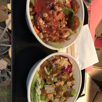 Soya-Power Bowl und Falafel-Freunde Bowl  at immergrün in Karlsruhe