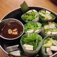 Rolls de arroz at LaVietnamita in Barcelona