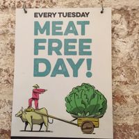 Meat free day! at LaVietnamita in Barcelona