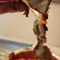 Wet dough, dripping and falling apart as I took the photos at Pizza Twist in Lynnwood