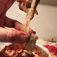 Wet, uncooked dough at Pizza Twist in Lynnwood