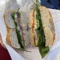 Same bagel as the first photo at Durango Bagel in Durango