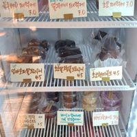 Fridge at Vegan Mama in Seoul