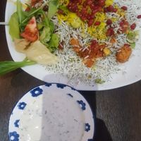 rice with veggies and soy jogurt  at Kardamom in Vienna