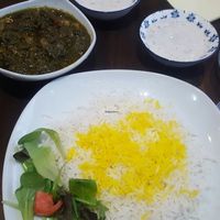 typical Iranian food at Kardamom in Vienna