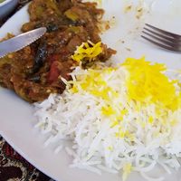 Roasted eggplant was delicious. at Kardamom in Vienna