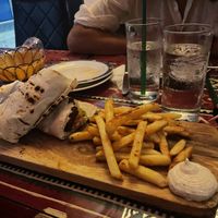 Falafel Wrap with Fries at Efe in Koh Phi Phi