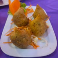 Samosas at Kohinoor in Krabi