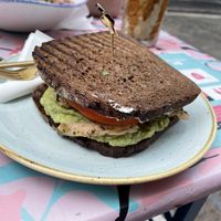 Chick*n pesto sandwich  at White Pine - Seven Dials in London