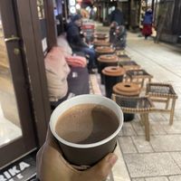 Vegan Hot chocolate at Fabrika Coffee in Sarajevo