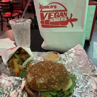   at Romeo's Vegan Burgers in Charlotte