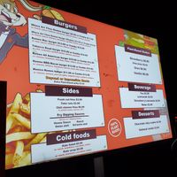 Menu at Romeo's Vegan Burgers in Charlotte