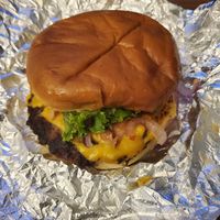 All American Burger at Romeo's Vegan Burgers in Charlotte