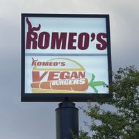   at Romeo's Vegan Burgers in Charlotte