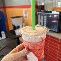  Strawberry Milkshake  at Romeo's Vegan Burgers in Charlotte