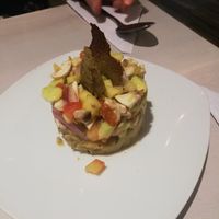 Mushroom ceviche at Serendipia Encuentro in Salento