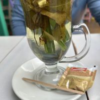 Coca Leaf  tea  at Serendipia Encuentro in Salento