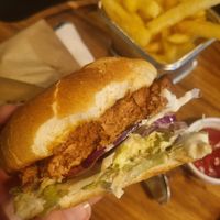 Vegan burger at Parrilla in Tromsoe