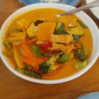 Tofu Penang curry at Chokdee in Motueka