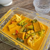 Panang curry at Chokdee in Motueka