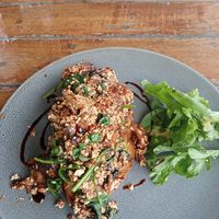 Tofu scramble at Myrtle and Stone in Wollombi
