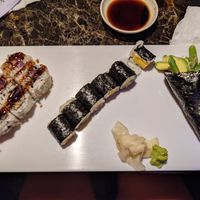 Sushi plate at Sakura Sushi & Grill in Hilo