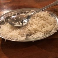 Reisportion (angebrochen) / rice (I already had some)  at Bhasin Restaurant in Cologne