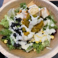 Tofu + pumpkin bowl  at Salady - Mapo Station in Seoul