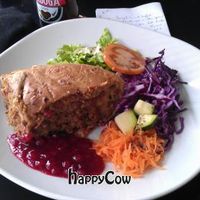 Vegan carbonara pancake/pie  at Kao's in Malmo