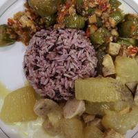 2 options with rice at Talalaks  in Bangkok