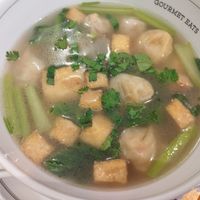 Dumpling soup at Talalaks  in Bangkok