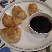 Vegetable gyoza at Talalaks  in Bangkok