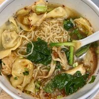Wonton noodle soup   at Talalaks  in Bangkok