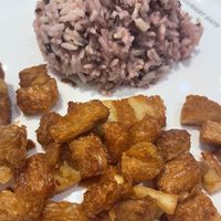 Rice and side dish  at Talalaks  in Bangkok