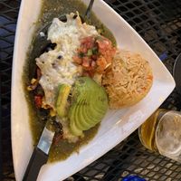 Vegan Chile Relleno #Veganuary at Secret Garden Cafe in Sedona
