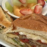 Eggplant panini  at Secret Garden Cafe in Sedona