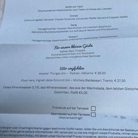 Menübeispiel  at Azalea Park Hotel in Cavalese