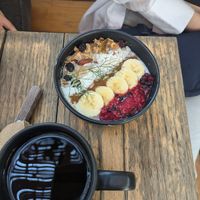Overnight oats at Espíritu Sano in Mexico City