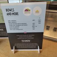 Menu at Vegami in Como