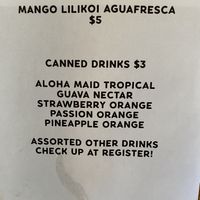 Drinks at Red Hot Mama's in Princeville