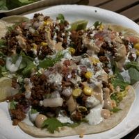 Chorizo tacos   at Red Hot Mama's in Princeville