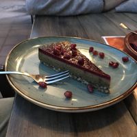 Cheesecake   at VegANGELov  in Belgrade
