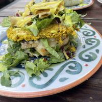 Tofu burger  at VegANGELov  in Belgrade