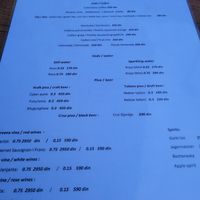 Menu at VegANGELov  in Belgrade